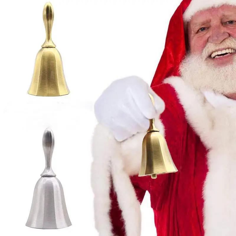 Kalėdų Vertus Bell Santa Claus Jingle Bells Auksas, Sidabras Mokyklos Handbell Restoranas Skambinkite Bell Paslaugų Tiekimą Kalėdos Apdaila Nuotrauka 3