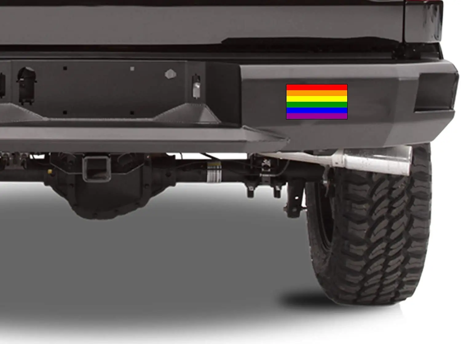 LGBT Vaivorykštės Vėliava, Lipduko Automobilio Lipdukas Buferio Lipdukas Gėjų Lesbietės, Biseksualūs, Transseksualūs Paramos,12cm*7cm Nuotrauka 0