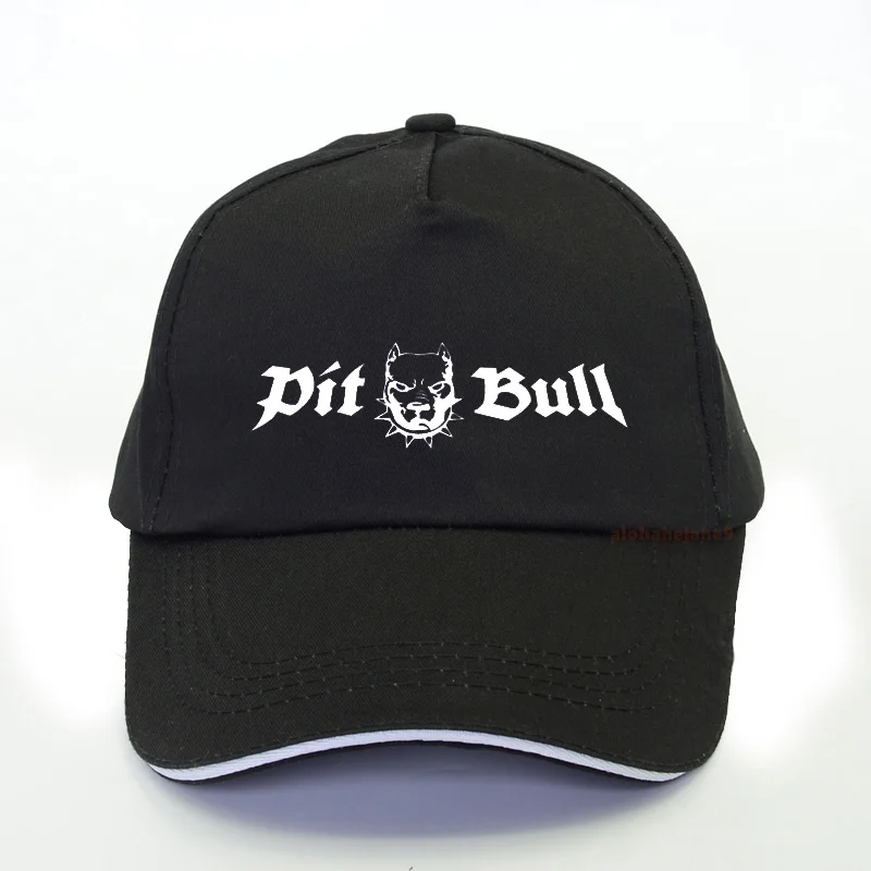 Mados Vasaros Vyrų Tėtis skrybėlę PITBULL American Pit Bull Šuo beisbolo kepuraitę Laisvalaikio Unisex reguliuojamas Sunkvežimio vairuotojas hat Nuotrauka 1