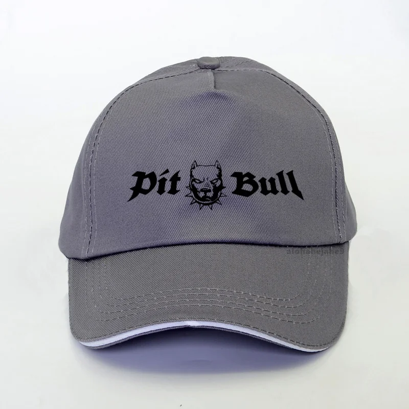 Mados Vasaros Vyrų Tėtis skrybėlę PITBULL American Pit Bull Šuo beisbolo kepuraitę Laisvalaikio Unisex reguliuojamas Sunkvežimio vairuotojas hat Nuotrauka 4