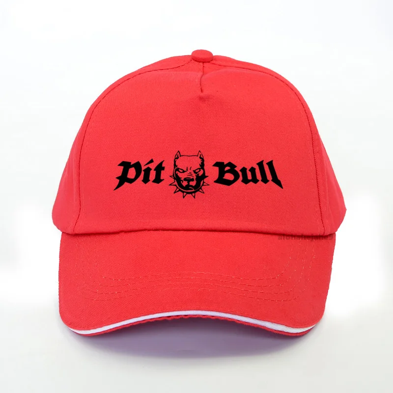 Mados Vasaros Vyrų Tėtis skrybėlę PITBULL American Pit Bull Šuo beisbolo kepuraitę Laisvalaikio Unisex reguliuojamas Sunkvežimio vairuotojas hat Nuotrauka 5