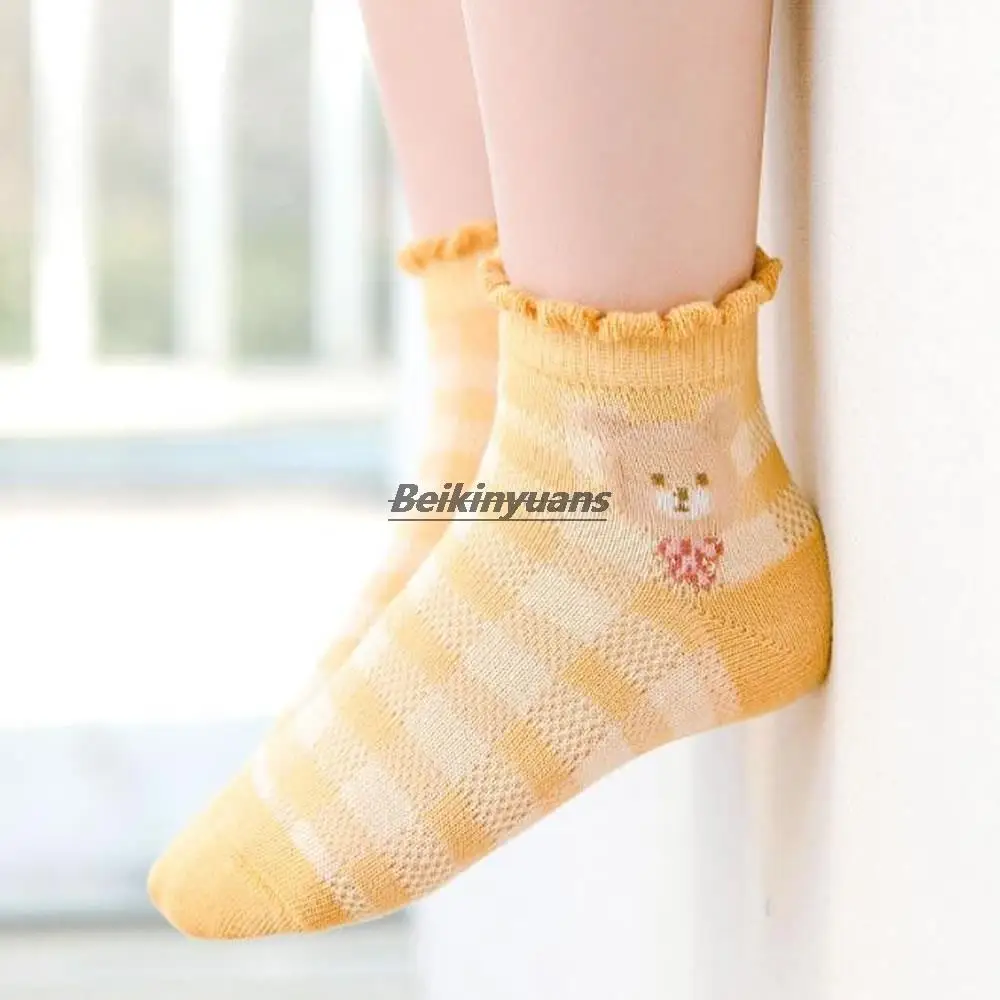 Nauja vaikų kojinės pavasario ir vasaros tinklelio Sen bear kūdikiui kojinės 1-12 metų amžiaus gali nešioti didelių vaikų medvilnės kojinių Nuotrauka 5