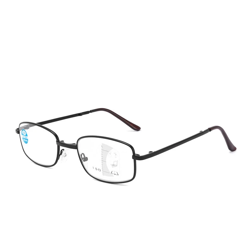 Naujas Sulankstomas Photochromism Progressive multifocal skaitymo akiniai vyrų Verslo skaitymo akiniai moterų anti-mėlyna presbyopic akiniai Nuotrauka 5