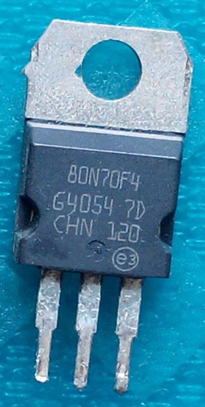 Originalus Naudojami 10VNT STP80N70F4 80N70F4 80N70 TO-220 MOSFET N - 85A/68V Sandėlyje Nuotrauka 2