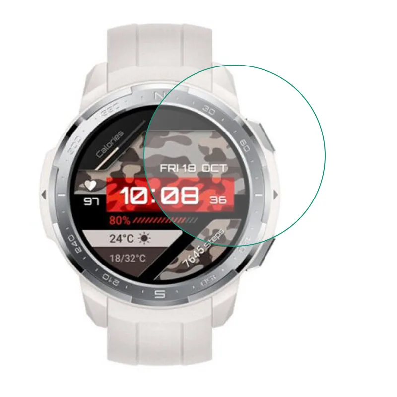 Smartwatch Grūdintas Stiklas skaidrus Apsauginės Plėvelės Apsaugas Huawei Honor GS Pro Sporto Žiūrėti Ekranas Full Screen Protector Cover Nuotrauka 3
