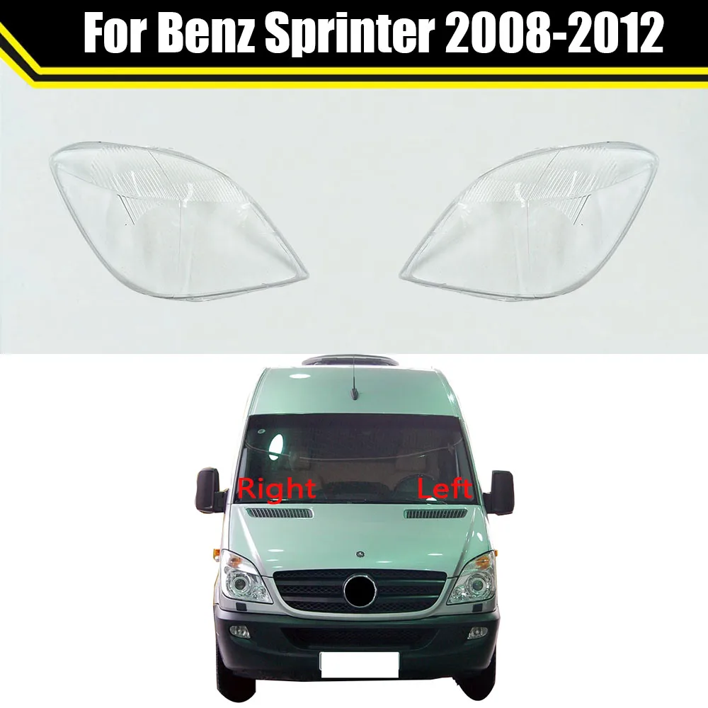 Už Benz Sprinter 2008 M. 2009 M. 2010 M. 2011 M. 2012 Automobilio Žibintų Objektyvo Stiklas Žibinto Korpuso Umbra Galvos Šviesos Lempos Dangtelis Lampcover Nuotrauka 0